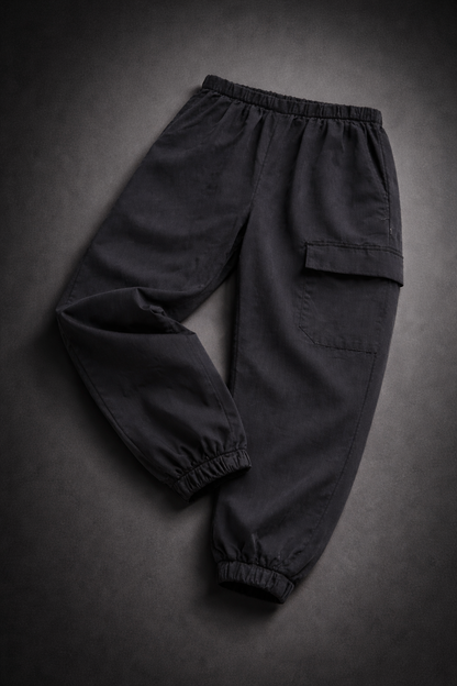 ShadowFit Cargo Jogger – Black