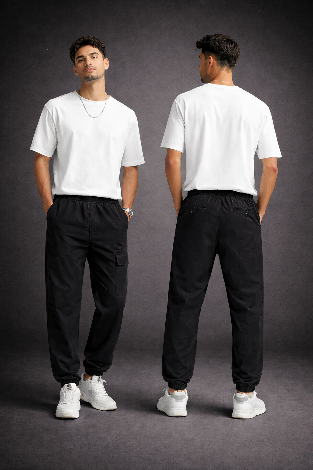 ShadowFit Cargo Jogger – Black