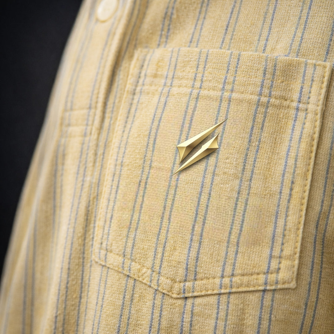 Men’s Premium Yellow Striped Polo T-Shirt – Full Sleeve Casual Wear