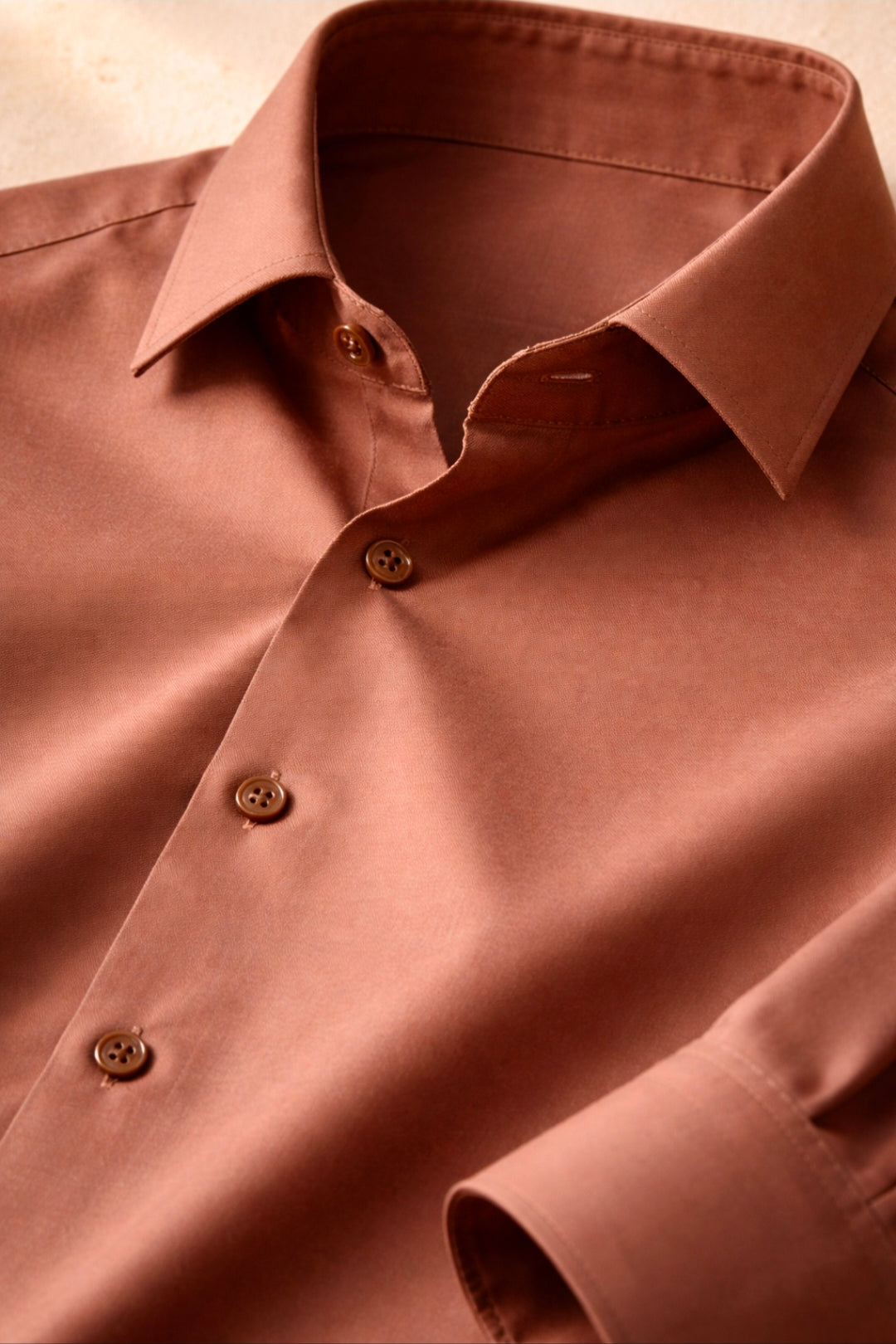 Classic Men's Light Coffee
Formal-Casual Shirt