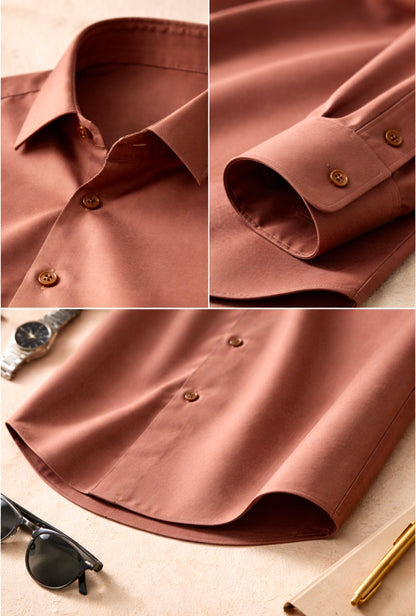 Classic Men's Light Coffee
Formal-Casual Shirt
