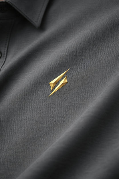 Men’s Designer Grey Solid Shirt | Full Sleeve Casual Wear